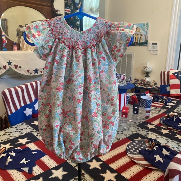 Isabel Garreton Smocked Infant Girls Romper size 24 months - Picture 12 of 16